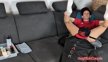 Stuffing His Ass with Several Tools