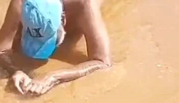 Ladysilva Naked on the Beach Very Hot