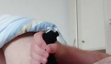 Horny Jerking off in a Black Thong for the Cock