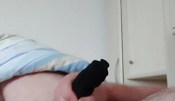 Horny Jerking off in a Black Thong for the Cock