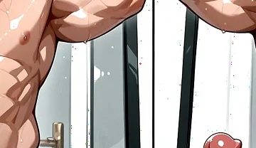 Ai Sexy Oiled Muscle Men