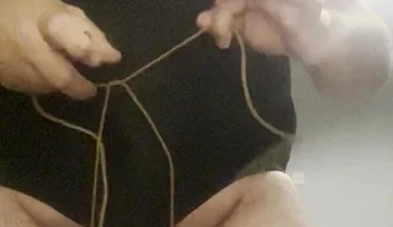 Cock and Ball Bondage with Crossdress and More Bondage