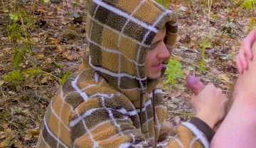 Getting My Cock Sucked in the Woods