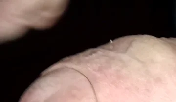 Night Time Cruising, Big Uncut Cock Wanking and Cumming in the Woods - Rockard Daddy