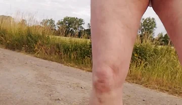 Nudist Fun in Nature with White Underpants