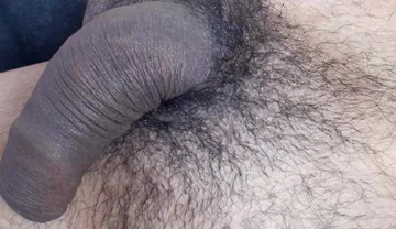 Soft Black Cock Close up