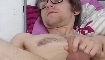 The Boy Plays with His Dildo