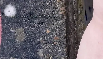 Hot Blonde Teen 18 River Strip & Naked Meadow Climax