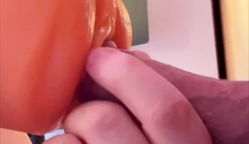 Straight Guy Pounds His Girl at the Gloryhole - but Who's Really Moaning Behind It?!