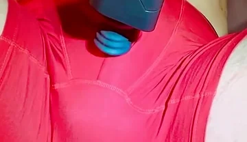 Cumshot in Panties From a Powerful Massager!