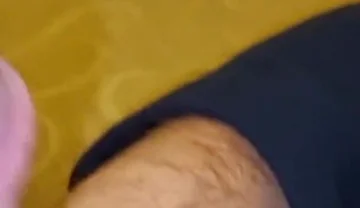 Stepson with Big Cock Arrives - Cumshot Handjob