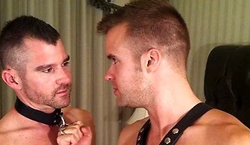 Hot Horny Twinks Play Around With Leather Gear And Each Other! - Connor Patricks