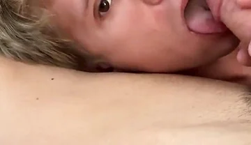 Two Stepbrothers Try Each Other's Big Cocks and in Each Other's Mouths