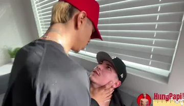 Cholo Thug Fucks Twink On Dirty Couch