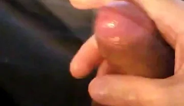 Late Night Wanking with a Cock Ring and a Lotta Lube