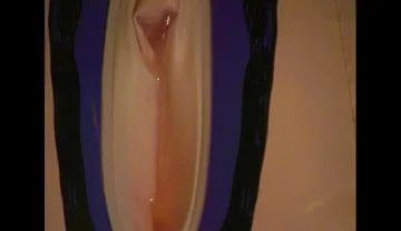 Sexdoll Creampie Stand Fuck Masturbation with Sperm Under the Microscope