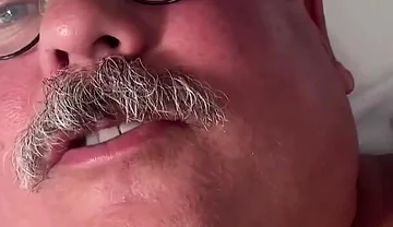 Giant Belly and Man Boobs with a Gorgeous Fat Cucumber