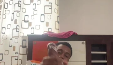 I Masturbate My Cock Full of Lubricant and Cum