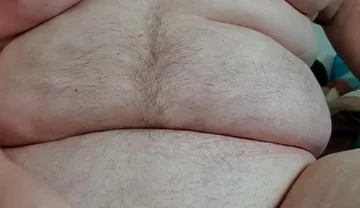 Fat Boy Plays Alone with His Chubby Body