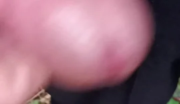 Big Uncut Cock Cruising, Close up Wanking in the Woods Wearing Work Clothes - Rockard Daddy