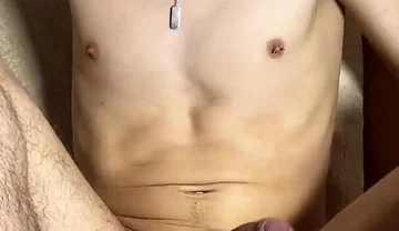 Student Cums on the Couch