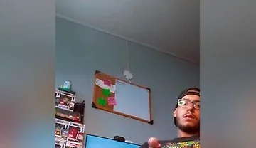 Cum Gamer In The Office Showing His Ass And Filling It With Sperm