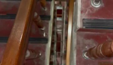 Shot in the Stairwell