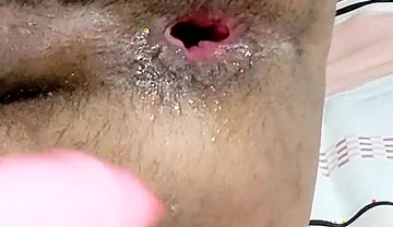 Homemade Ass Gaping with Toy