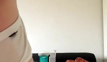 Loading a Vial in Pissed Briefs for a Fan