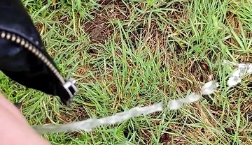 Outdoor Piss in the Rain