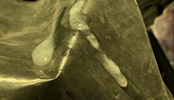 The Glowing Desire Among the Bags of Rubble in Silence.