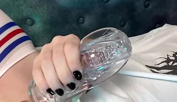 Cute Femboy Plays With A Fleshlight