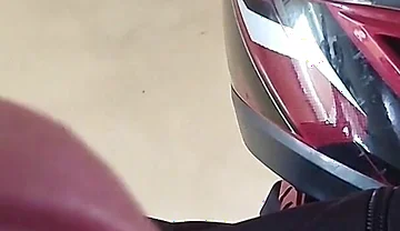 Motorcyclist Has a Huge, Monstrous Penis Crown.