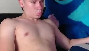 I Strip Naked to Masturbate Until I Eat My Cum