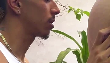 Butt Fucking Tree Huggers Gay Anal Cumshot Deep Breeding! Hung Papi Santo Jorge