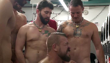 Tyler Rush: Edged, Tormented and Gang Fucked in a Dirty Laundromat