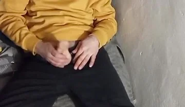 Masturbating in Bed at the Cabin