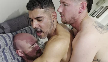 2 Horny Dads 2 Filthy Tops Ass to Mouth Amature Filth Part 2 Double Penetration