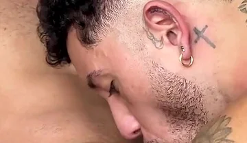 Jao Lucas Fucks Adam Caste Bareback Huge Cumshot! Uncut King