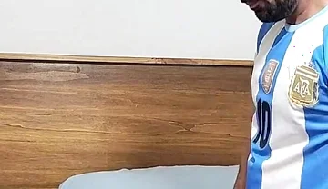 Ass Bubble! We Got off the Field with My Friend and He Was Hot Seeing the Players and Things Got Out of Control