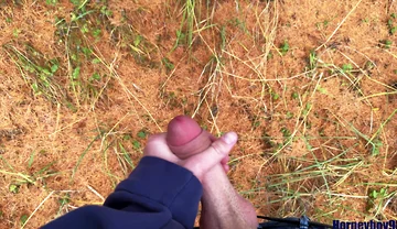 Twink Wixt on an Autumn Day in the Forest and Squirt Horny