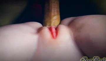 She Gets Very High and Moans Loudly When a Big Hot Cock Pulses and Shoots Cum in Her Pussy