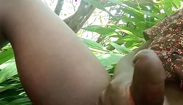 Outdoor Big Black Dick Cumming