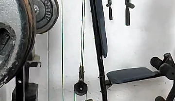 Dropped and Naked at the Gym in the Middle of Halloween