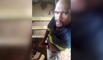 On the Building's Stairs, Hitting One