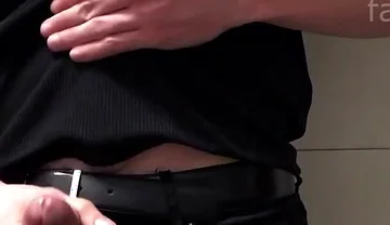 Me Jerking in the Bathroom. Big Cumshot.