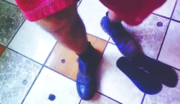 POV Wearing Boots