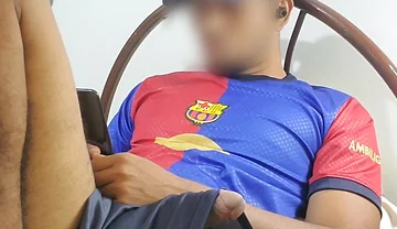 Male Watching Porn in His Room