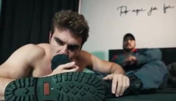 Firefighter latino feet boots master