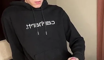 Young Guy's Thick Rope Cum Spray